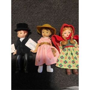 Lot Of 3 McDonalds Colorful Happy Meal Madame Alexander Figure Doll Toys  stall